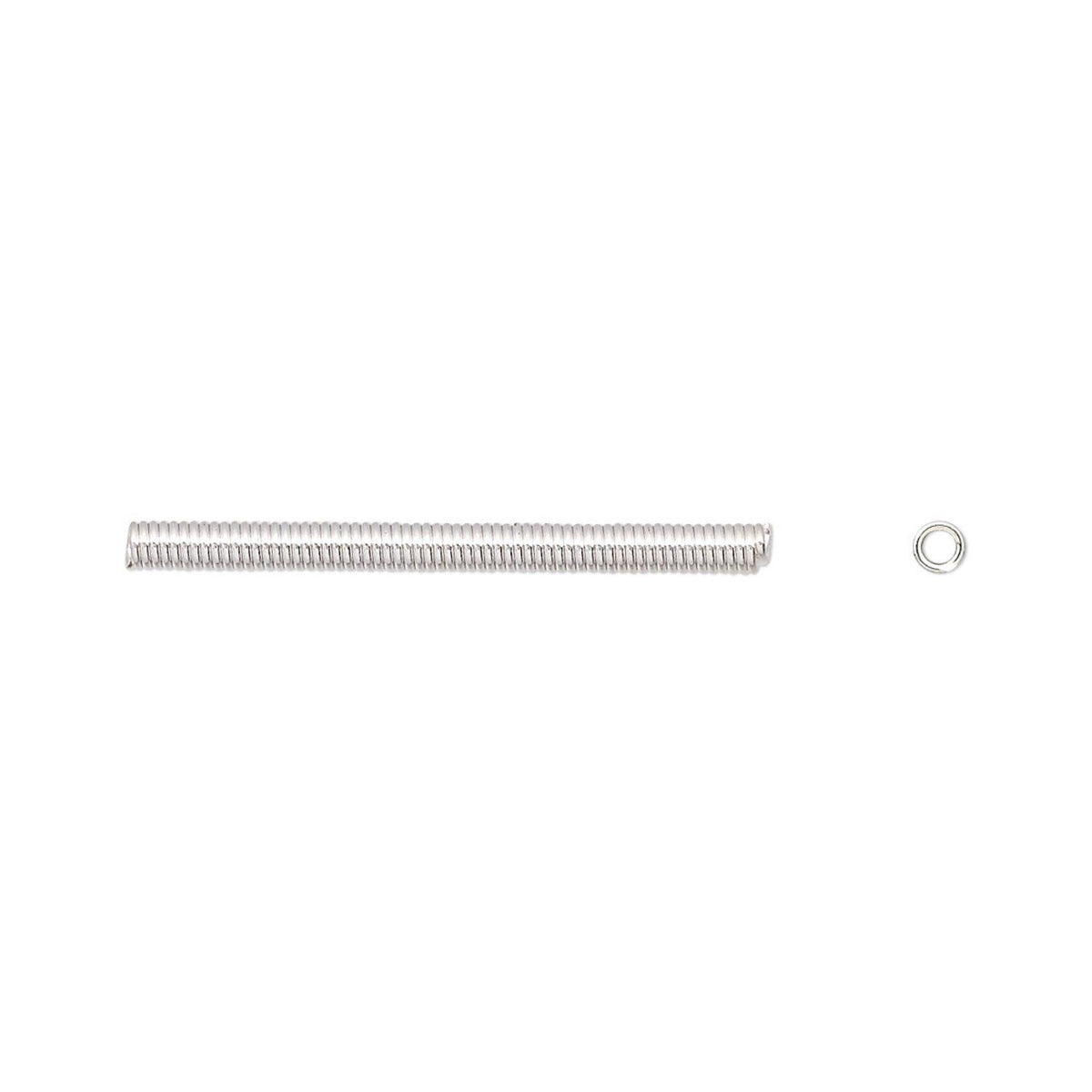 silver tube beads