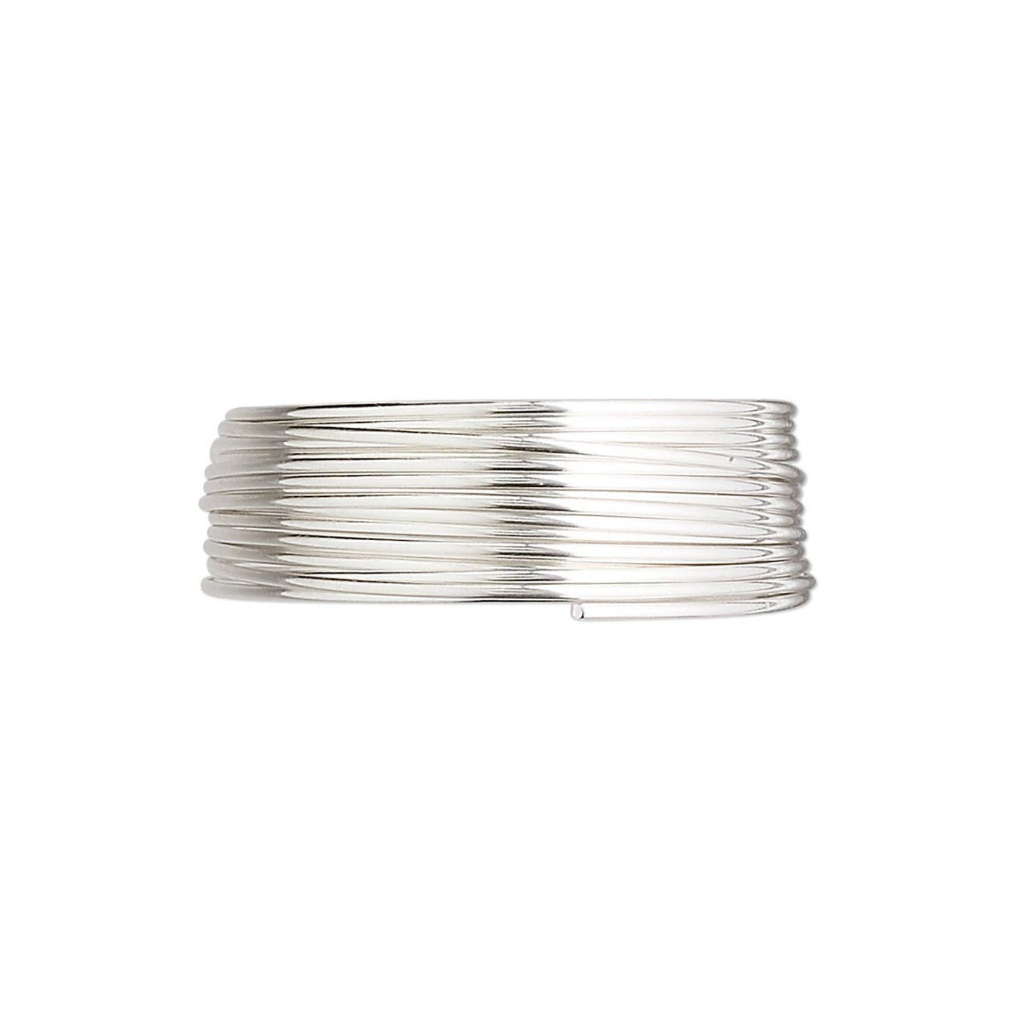 Sterling Silver Round Wire, 20 Gauge (0.81mm), Half Hard, 5 Feet