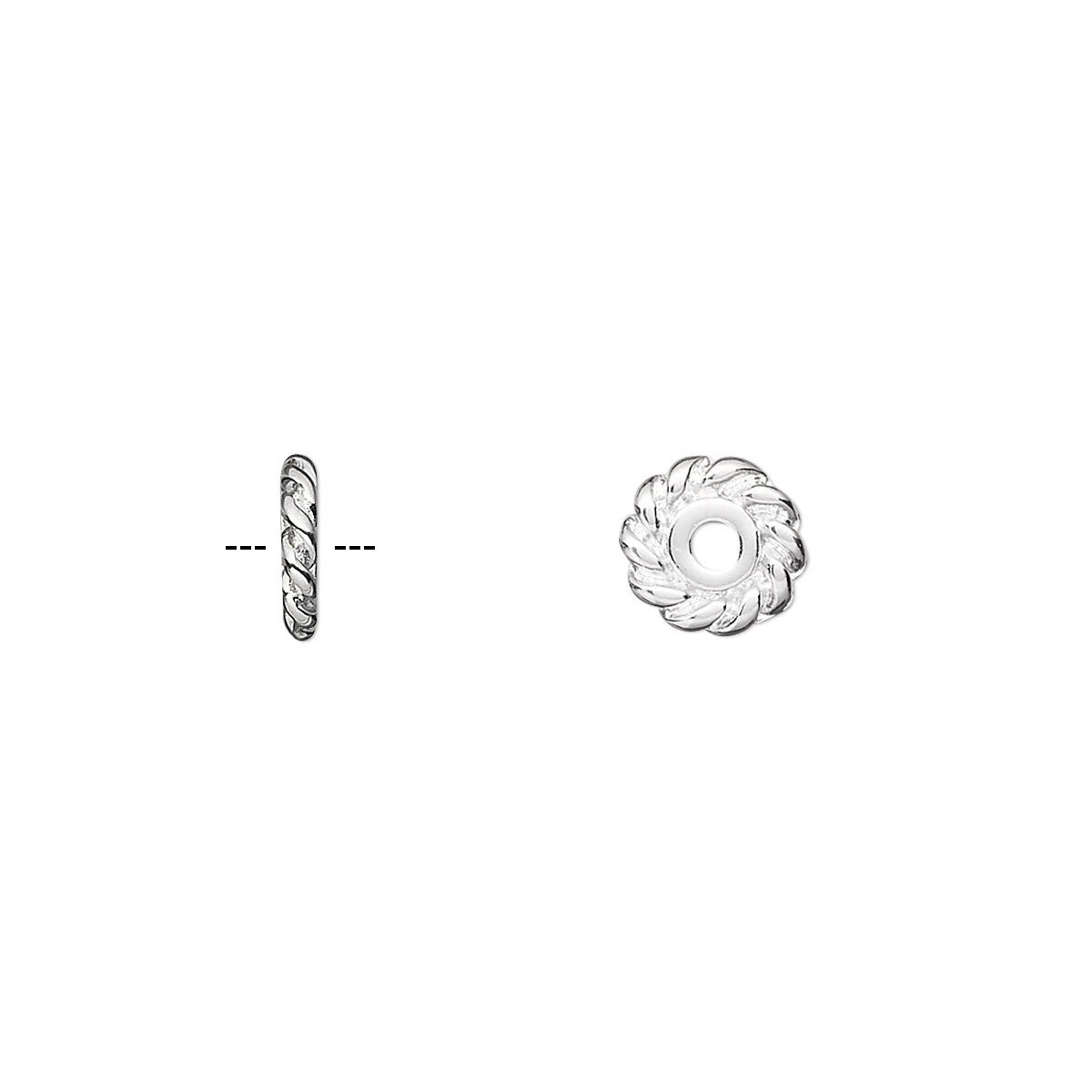silver beads