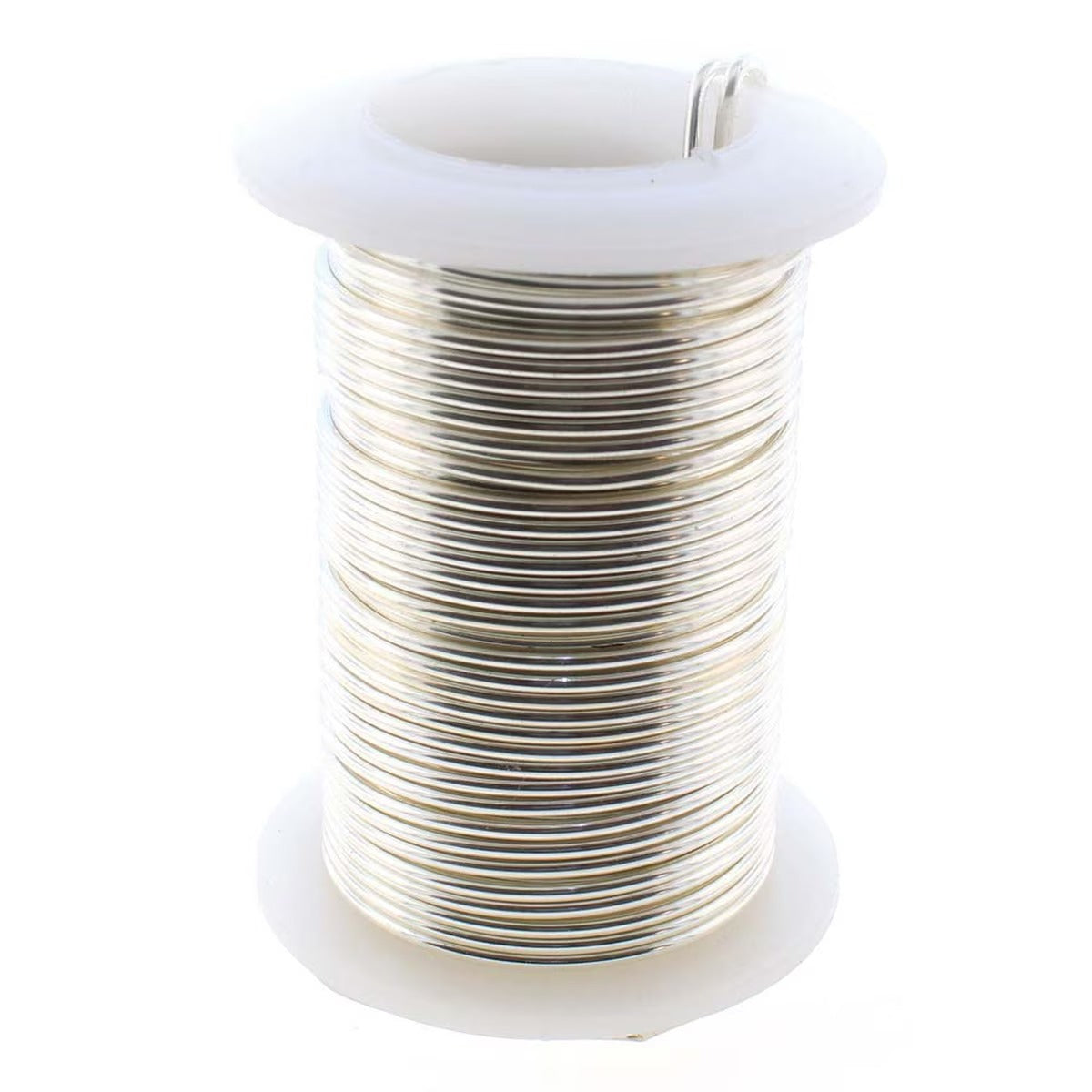 Beadsmith Tarnish Resistant Silver Round Wire, 16 Gauge, 8 Yards