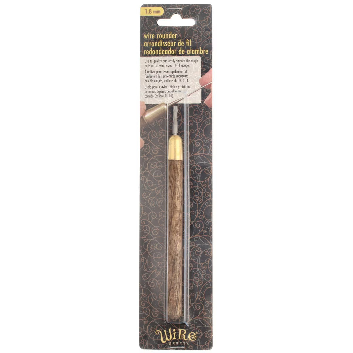 Beadsmith Wire Rounder Tool, 1.8mm Bur Cup - 1 pc