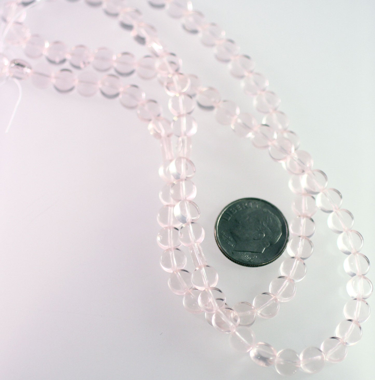 Czech Pressed Glass 6mm Flat Coin Beads — 100 pcs