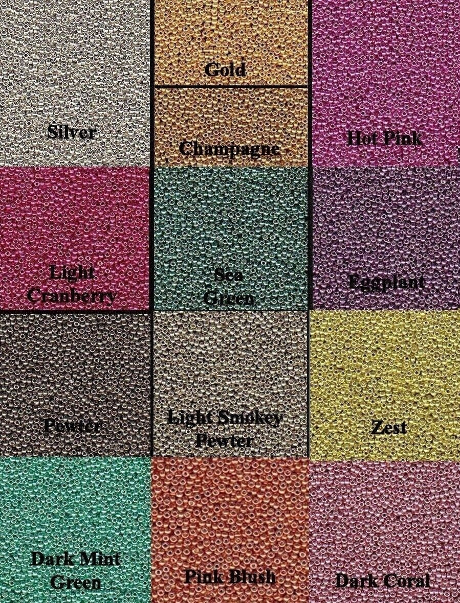 Miyuki Duracoat Galvanized Seed Beads 11/0 - 23.5g Tube