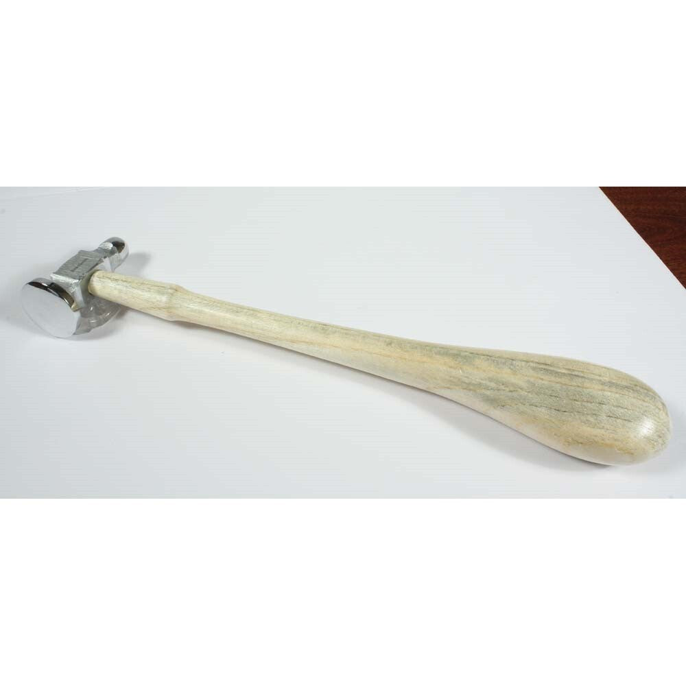 BeadSmith Chasing Hammer, Steel Head with Wood Handle, 10-1/2 Inch