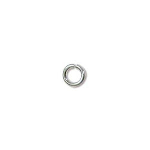 BeadSmith Silver Plated JumpLock Jump Rings - 4mm, 8mm, or 10mm