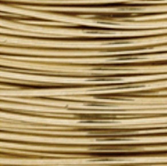 Artistic Wire Brass Copper Wire, Tarnish Resistant, 20 Gauge, 6 Yards
