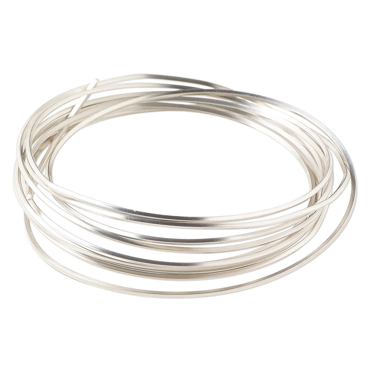 Sterling Silver Square Wire, 20 Gauge, Half Hard, 5 Feet