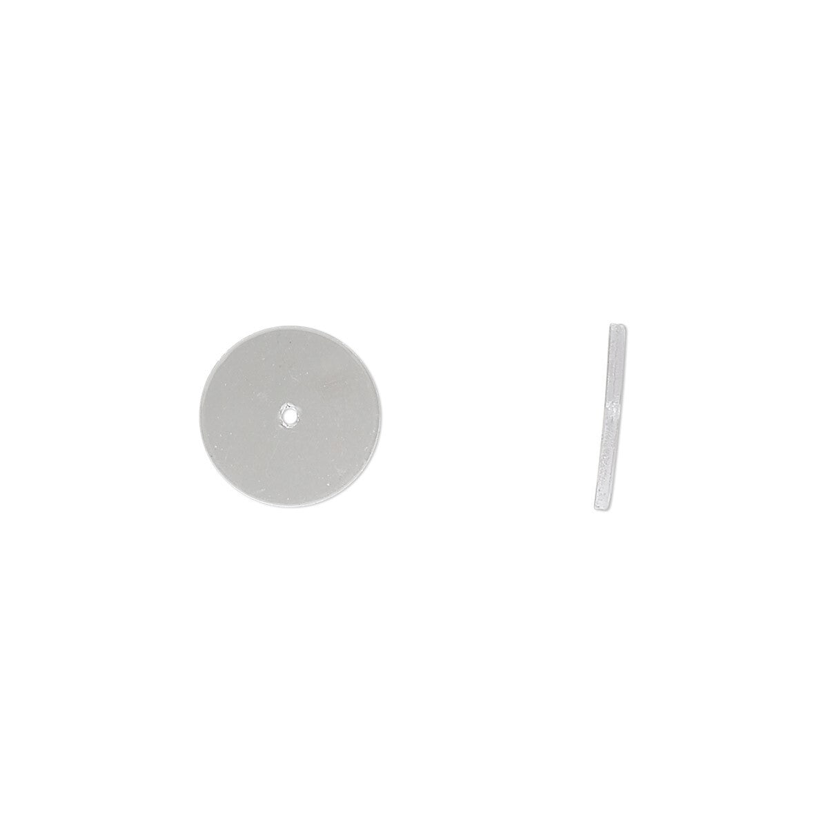 Clear Acrylic Earring Comfort Pads, 10mm, 100 pcs
