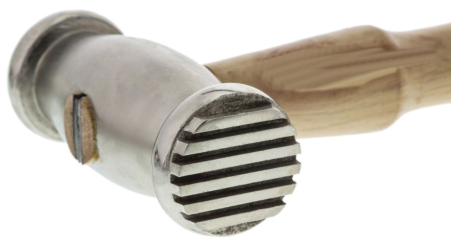BeadSmith Double Texture Hammer 10oz - Weave & Stripes