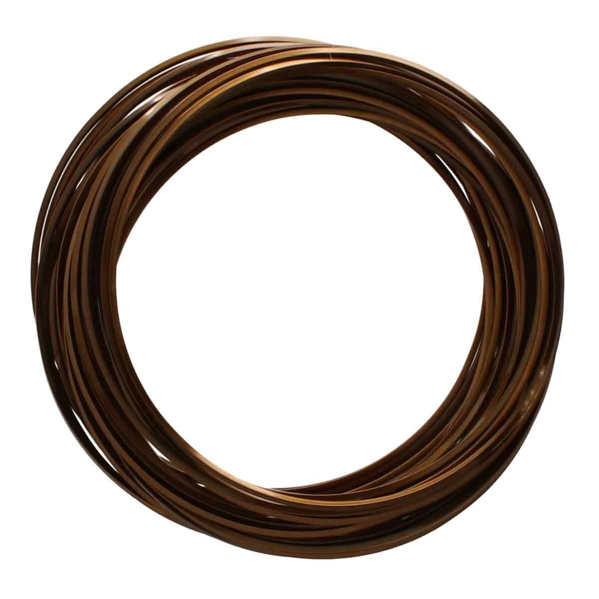 Wire, Vintage Bronze Tarnish Resistant 18 Gauge Square Wrapping Wire 7 Yards