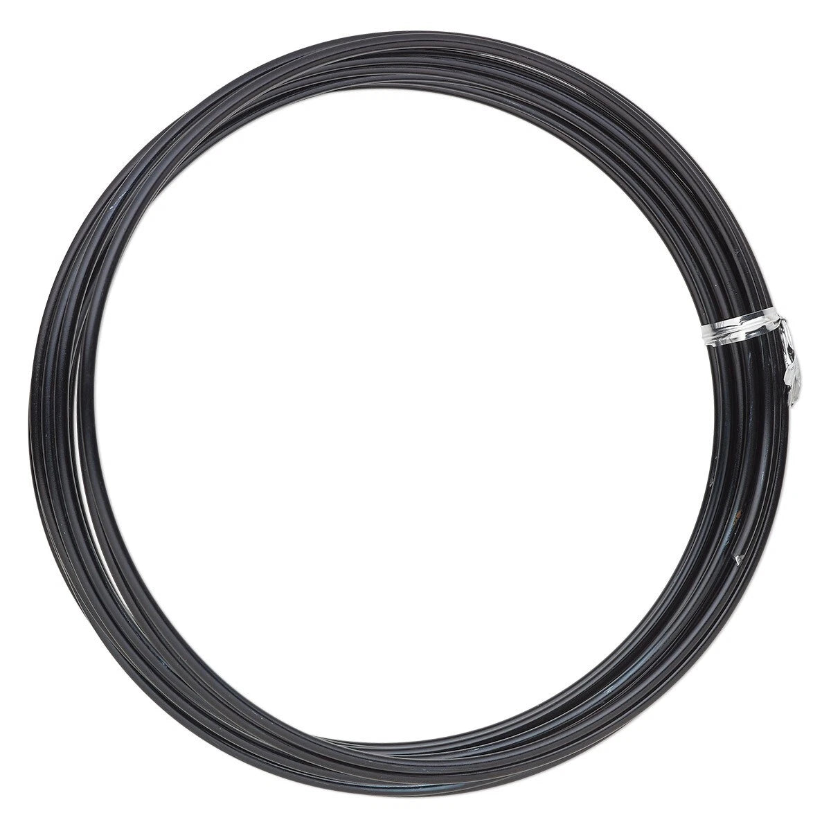 Black Anodized Aluminum Wire, 10 Gauge (2.5mm), 18 Feet