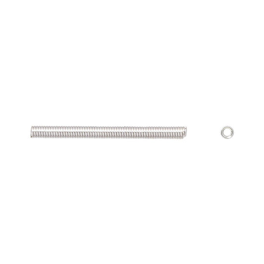 silver tube beads
