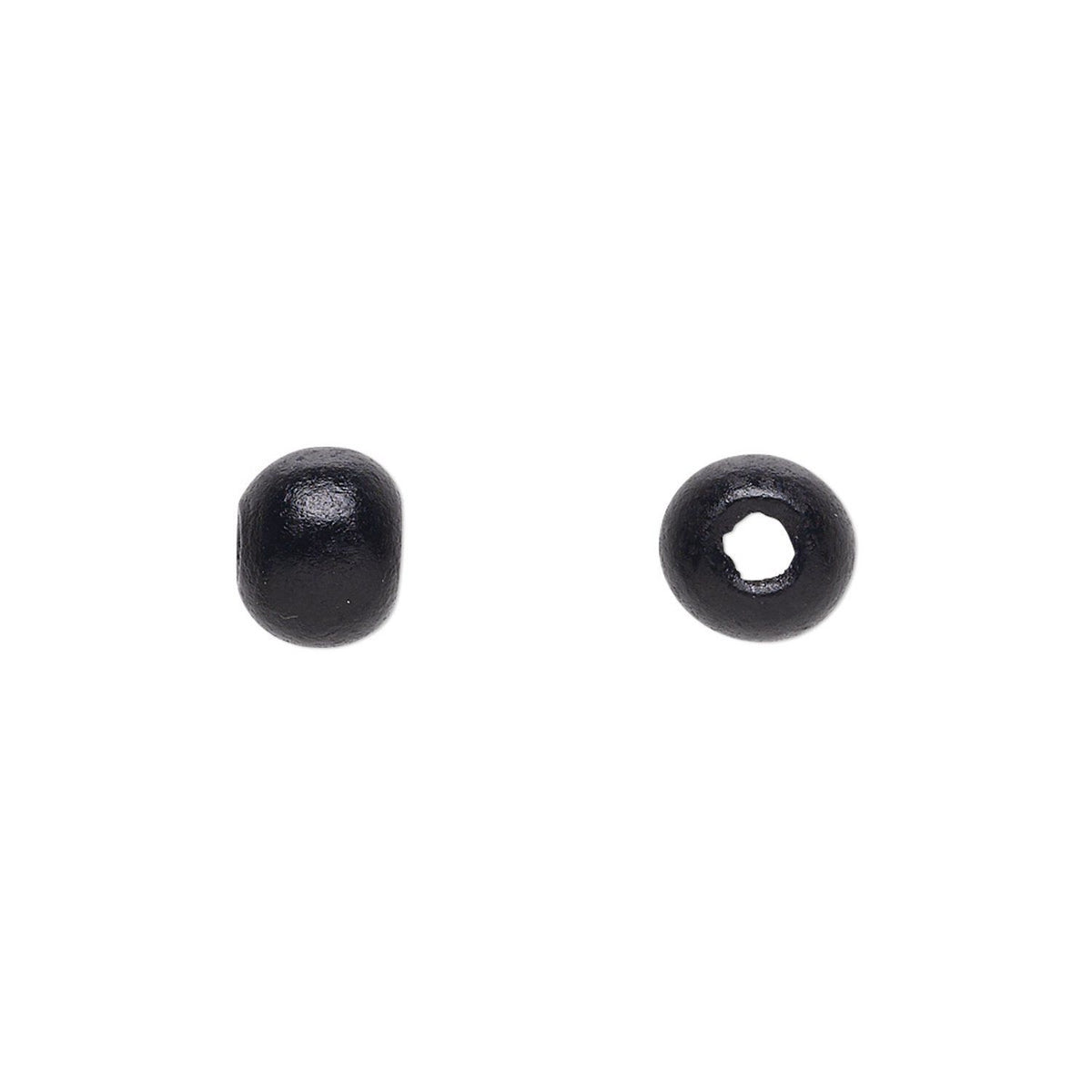 BLACK WOD BEADS