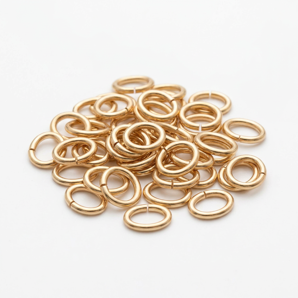 GOLD OVAL JUMP RINGS