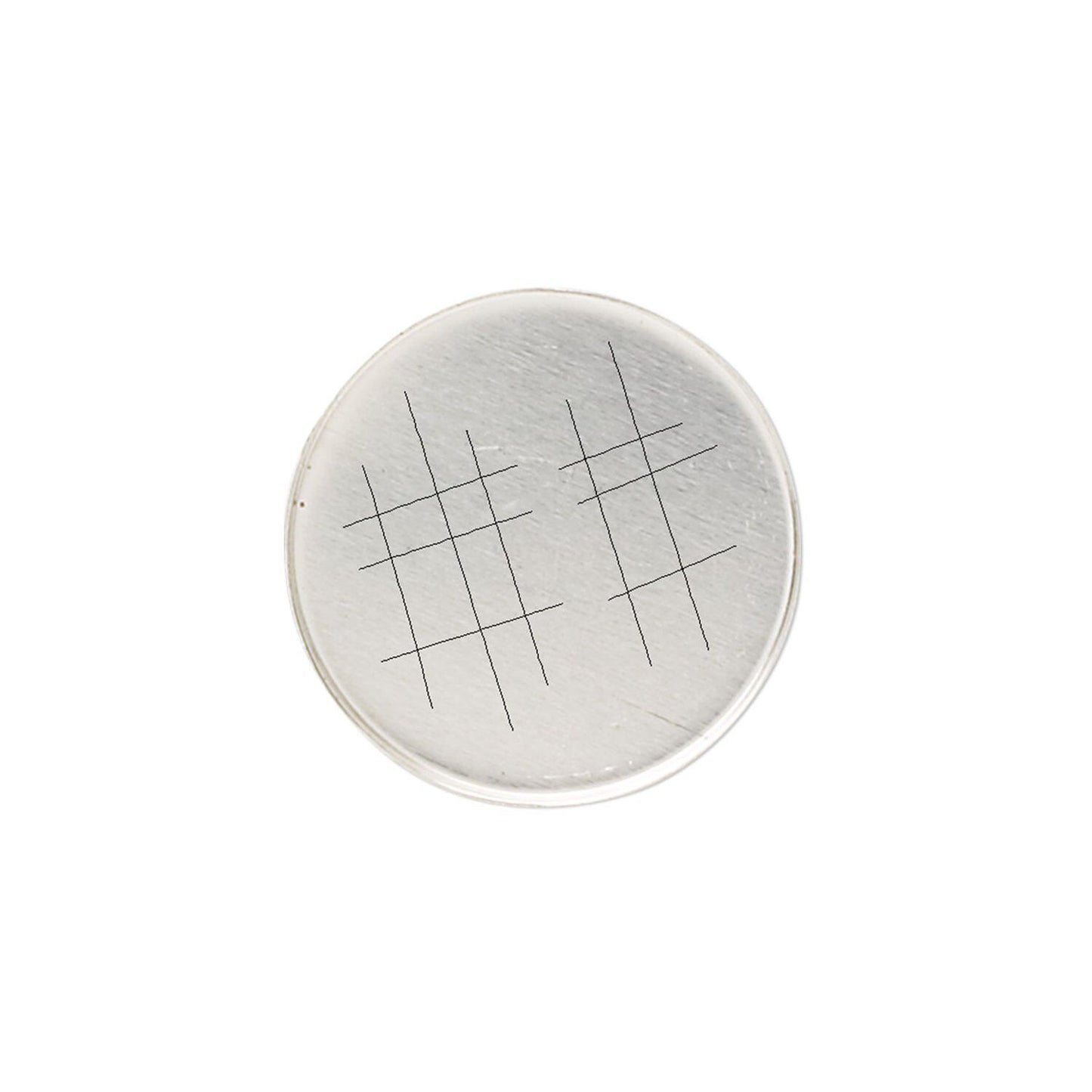 Bezel Cup Setting, Sterling Silver 20mm Round Solid Back, 2 pcs