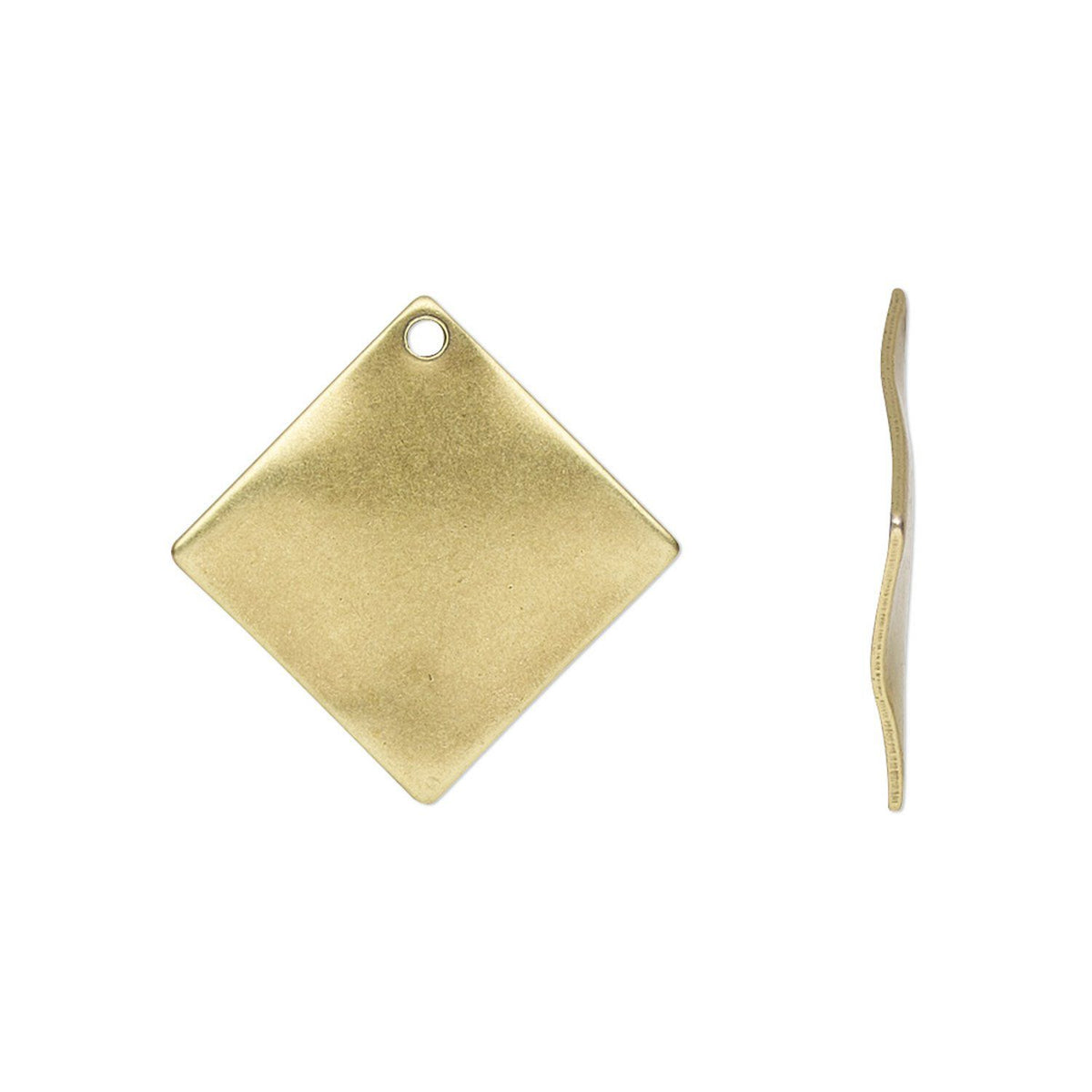 antiqued gold charm