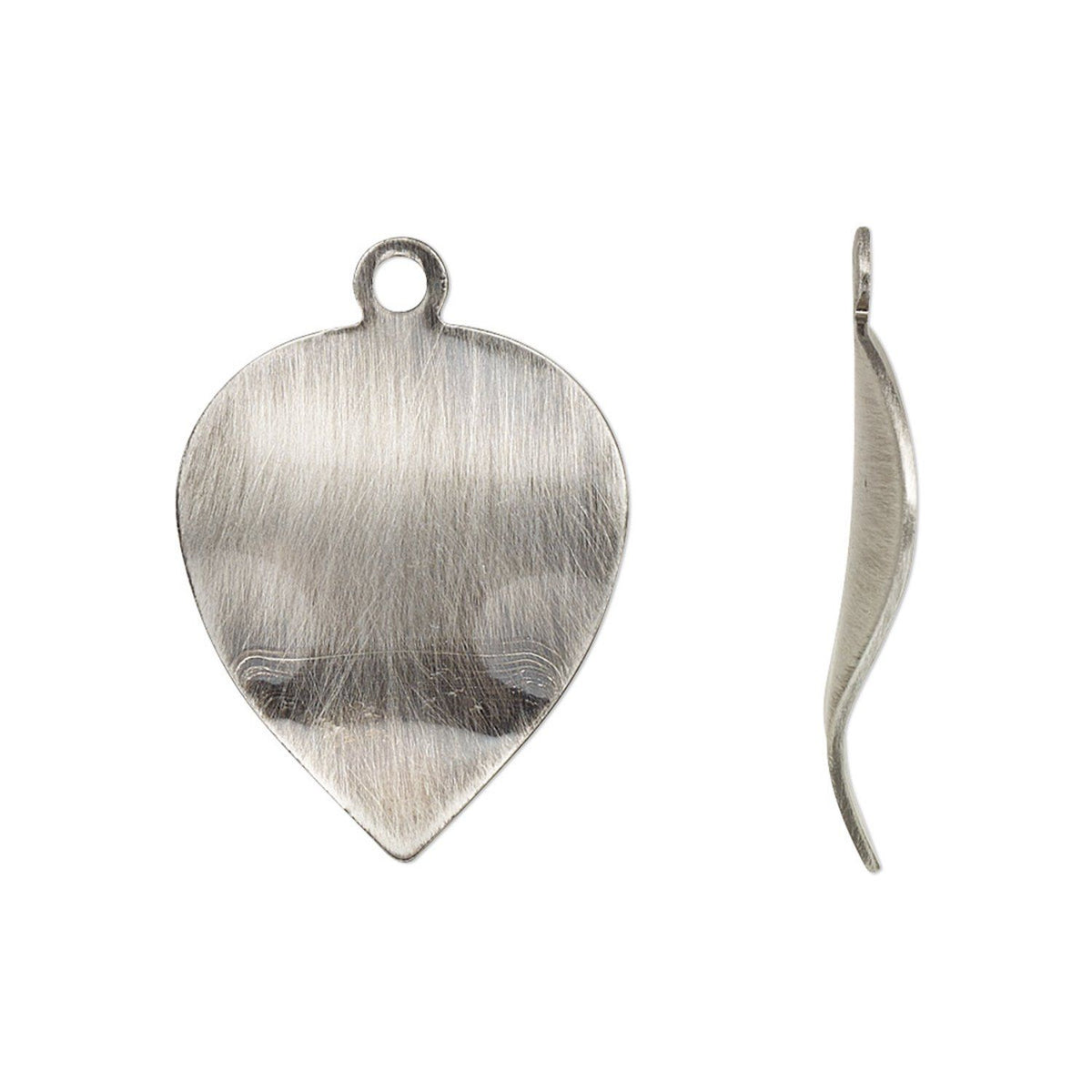 SILVER WAVY PENDANT