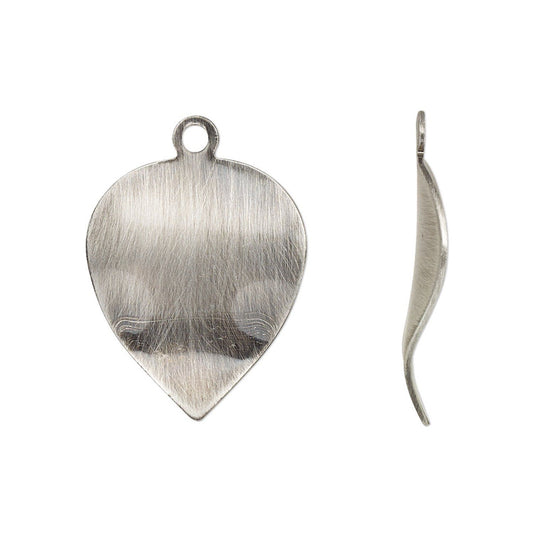 SILVER WAVY PENDANT