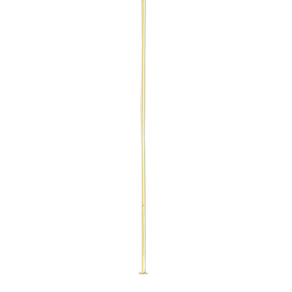 Gold-Plated Brass Head Pins, 2 inch, 24 Gauge, 100 pcs
