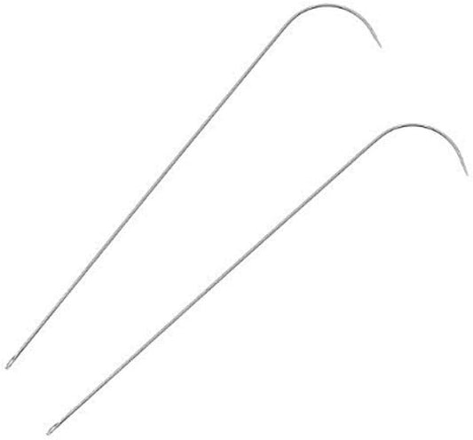BeadSmith Large Curved Flexible Beading Needles for Bead Spinners