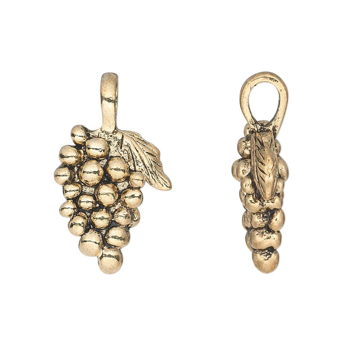 GOLD GRAPE CHARMS