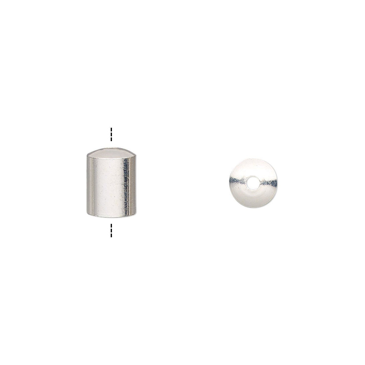 SILVER END CAPS