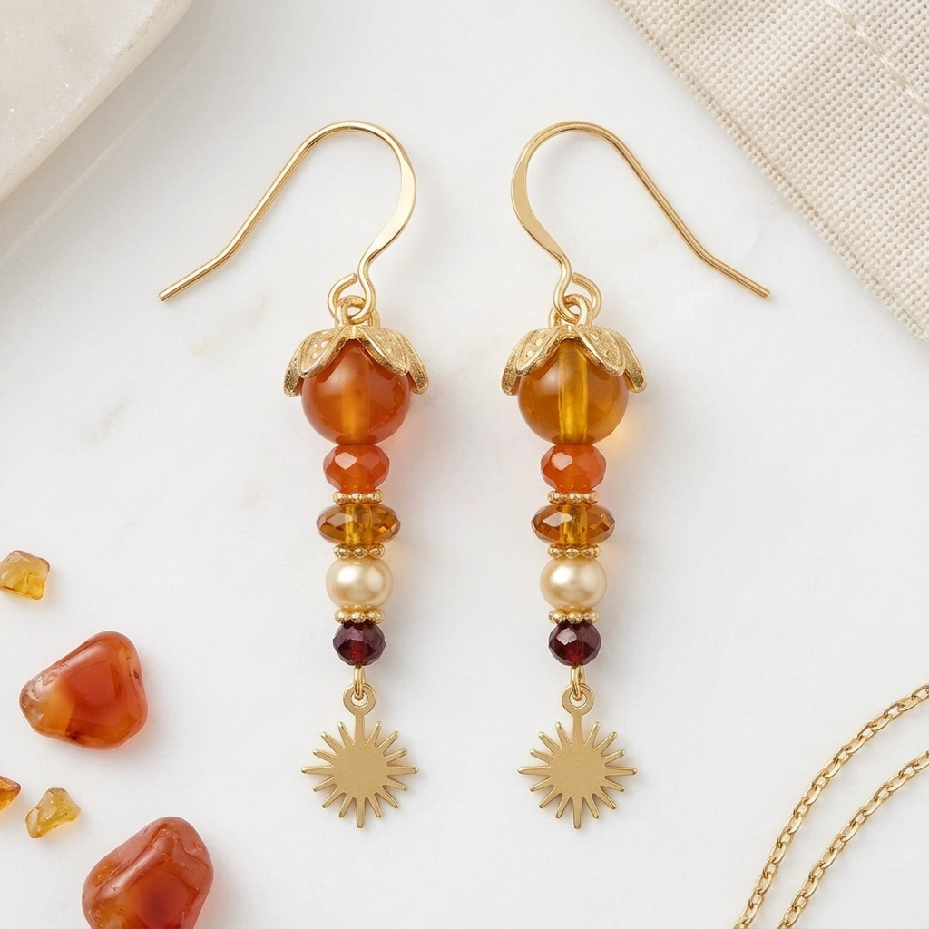 Gold Plated Brass 4-Prong Bell Bead Caps, 4.5x5mm - 100 pcs