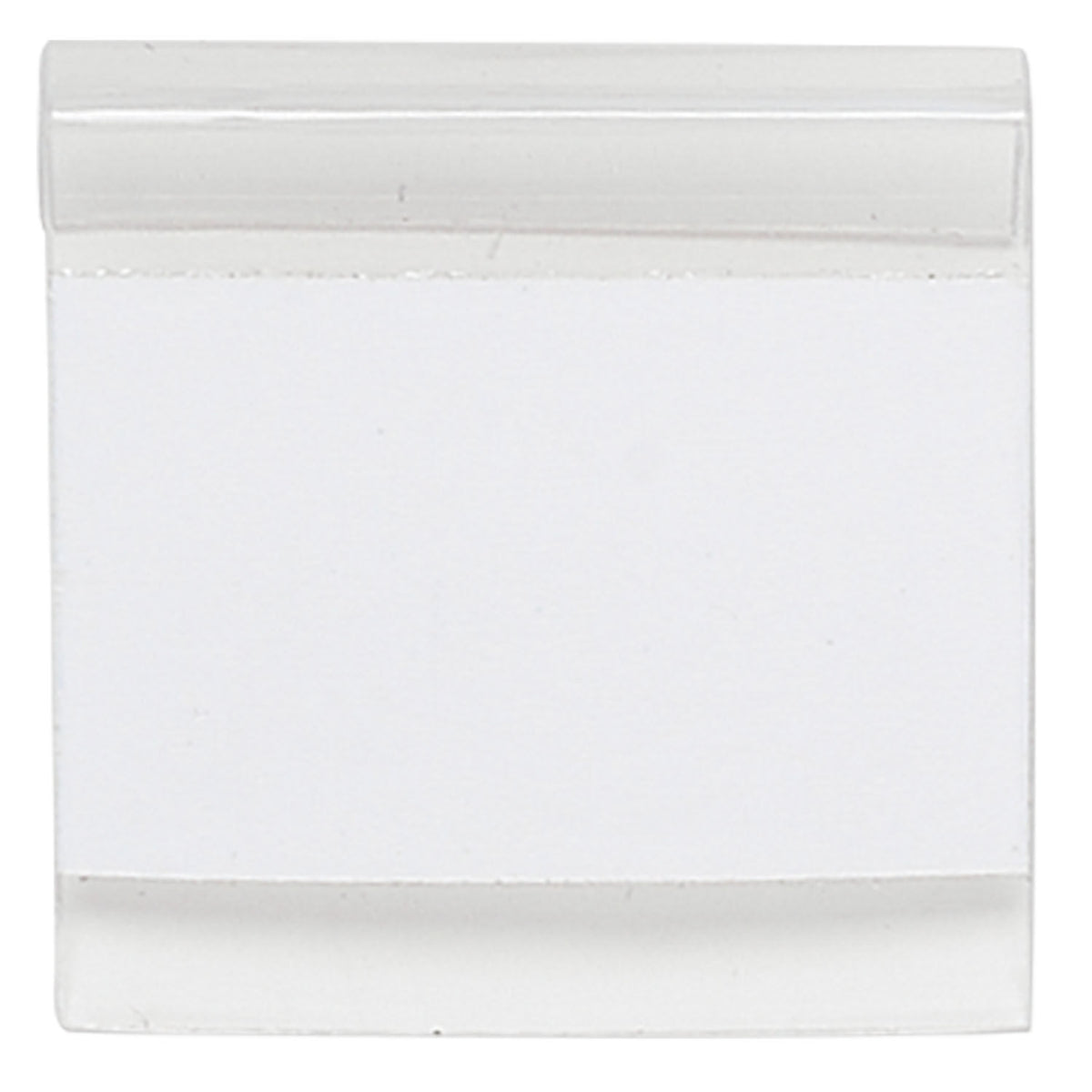 Clear PVC Adhesive Earring Display Cards, 1x1 inch - 100 pcs