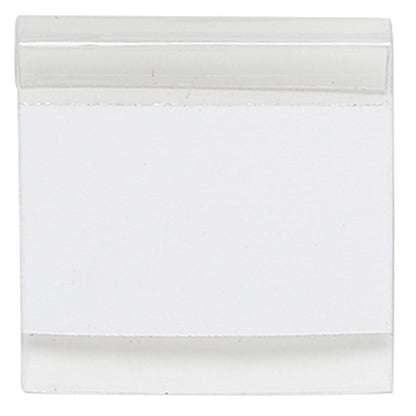Clear PVC Adhesive Earring Display Cards, 1x1 inch - 100 pcs