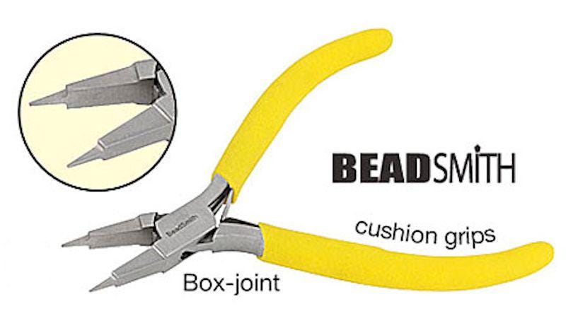 BeadSmith Extra-Fine Tapered Flat-Nose Pliers with 1mm Tip