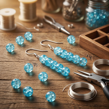 BLUE BEADS