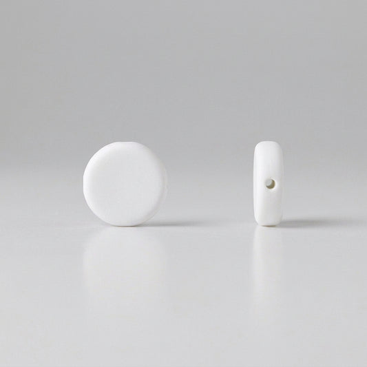 WHITE GLASS BEADS