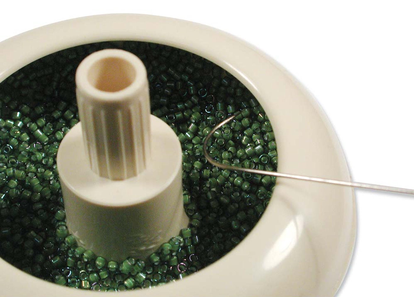 BeadSmith Micro Spin & String Bead Spinner — Seed Bead Loader Bowl