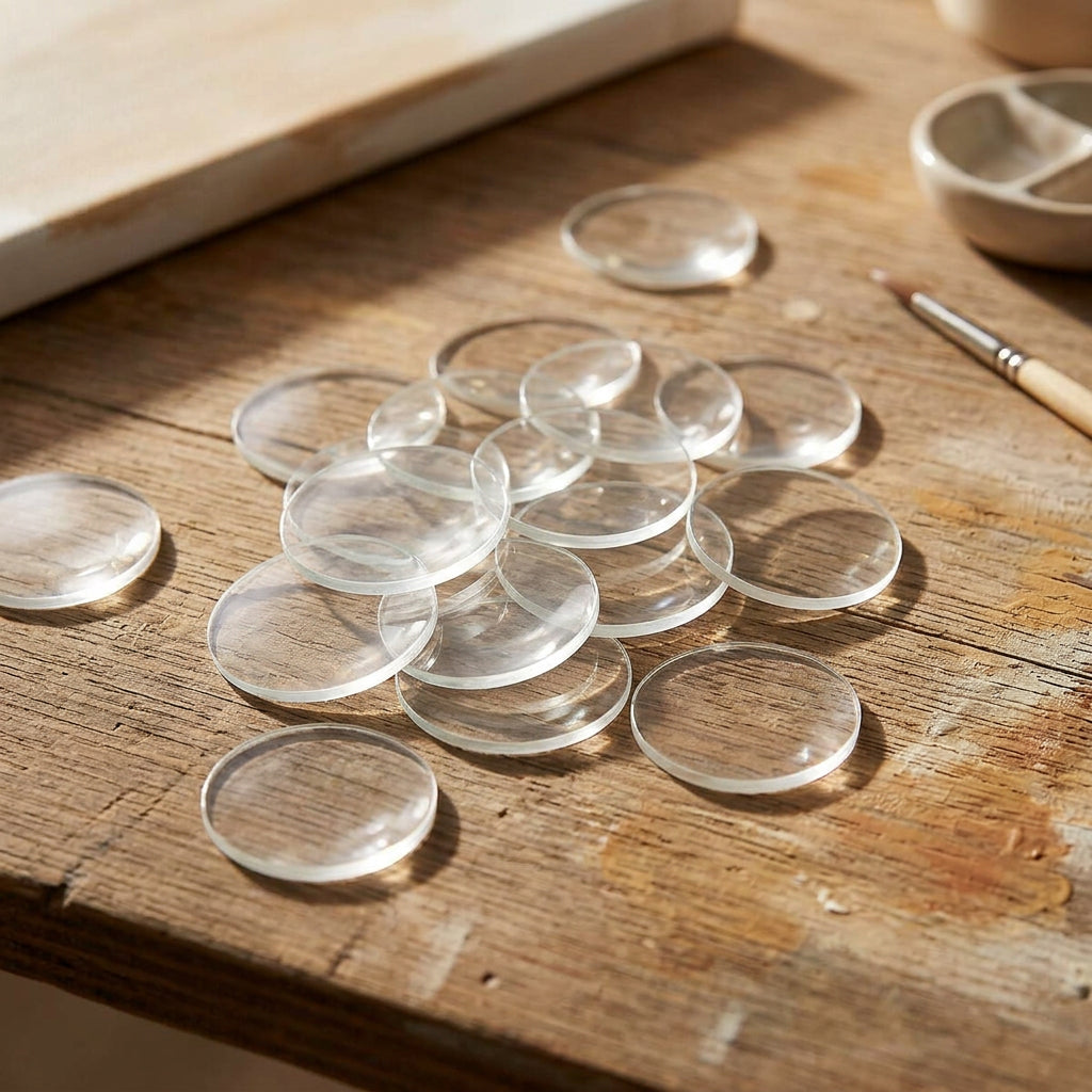 GLASS CIRCL SLIDES