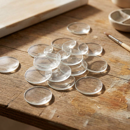 GLASS CIRCL SLIDES