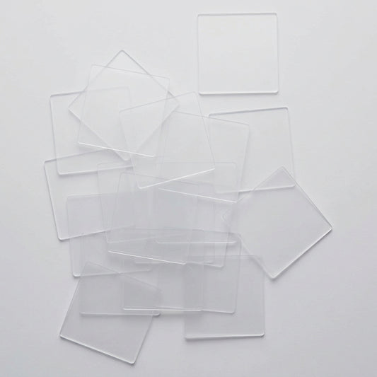 CLEAR GLASS SLIDES