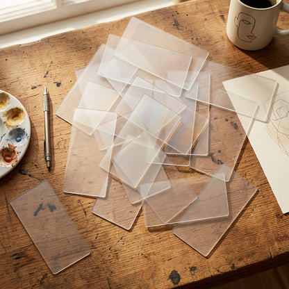 CLEAR GLASS SLIDES
