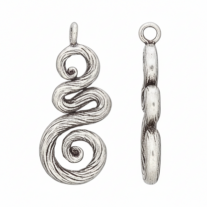 One sterling silver pendant
