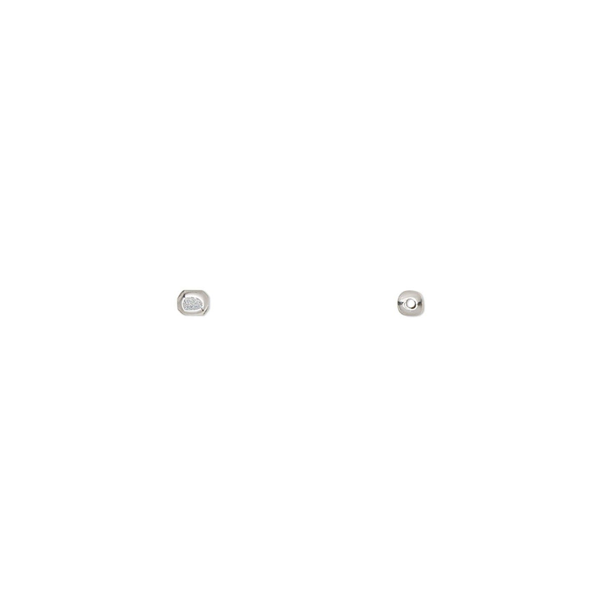 sterling cube beads