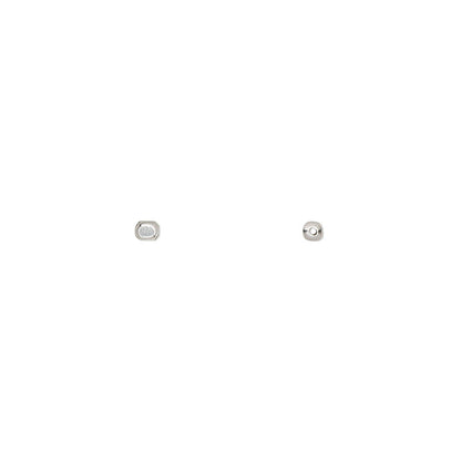 sterling cube beads