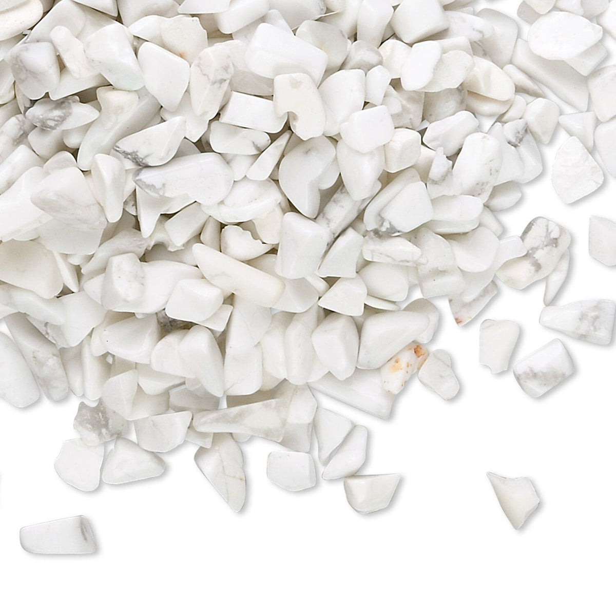White pebbles on a white background