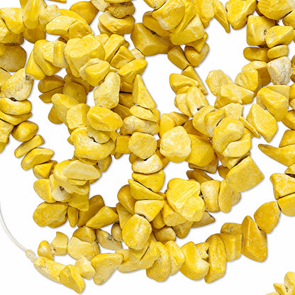 YELLOW CHIP BEADS
