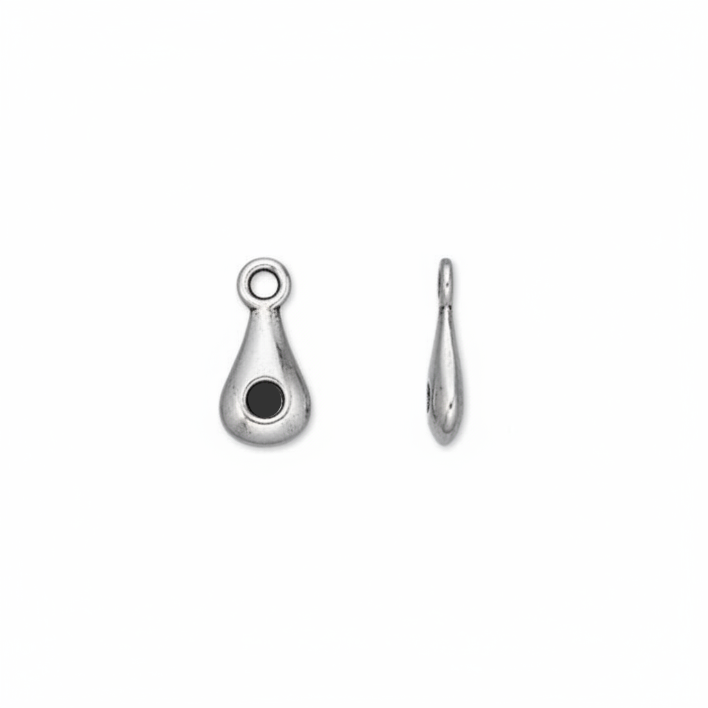 Two small black rectangular accessory pieces with rectangular cutouts, shown side by side on a plain white background.