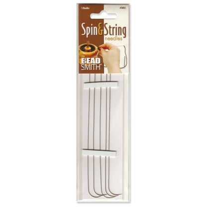 BeadSmith Large Curved Flexible Beading Needles for Bead Spinners
