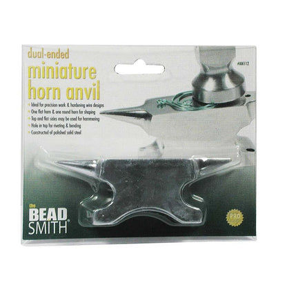 Beadsmith Desktop Horn Anvil for Wire Forming, 1 x 4 x 1 9/16 Inches - 1 pc
