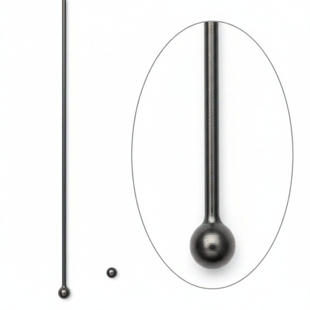GUNMETAL BALL HEAD PINS