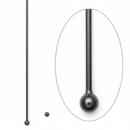 GUNMETAL BALL HEAD PINS