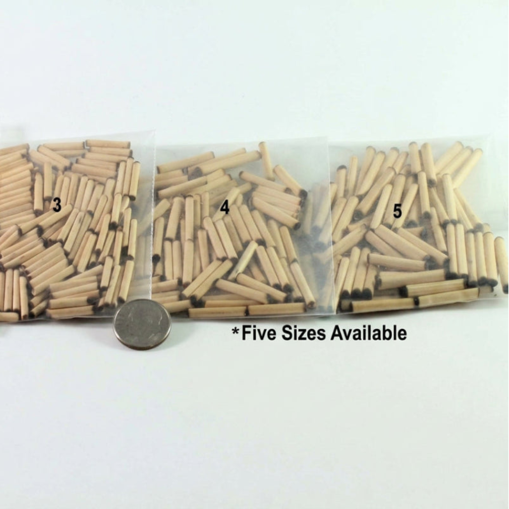 Natural Tan Bamboo Tube Beads, 20x3–24x4mm - 100 pcs