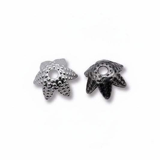 Pair of BEAD CAPS on a white background