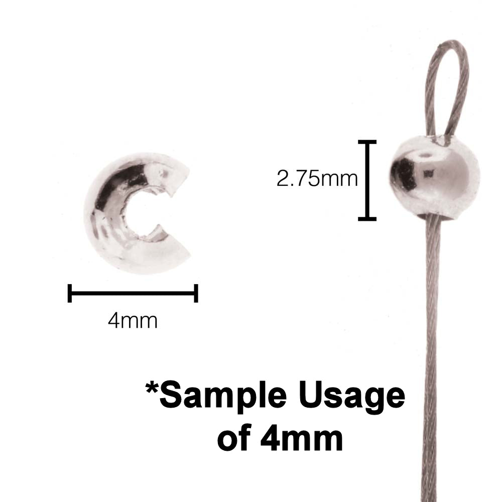 Silver jewelry component with measurements on a white background